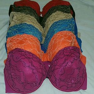 Lane Bryant / Cacique Bundle of Lace Plunge Bras